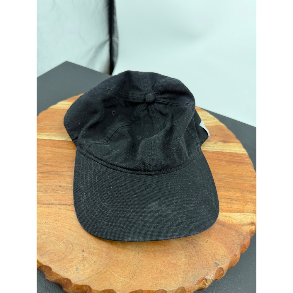 Carhartt Canvas Baseball Cap Womens OS Black Adjustable Logo Workwear Hat